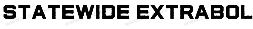 StateWide ExtraBold字体转换
